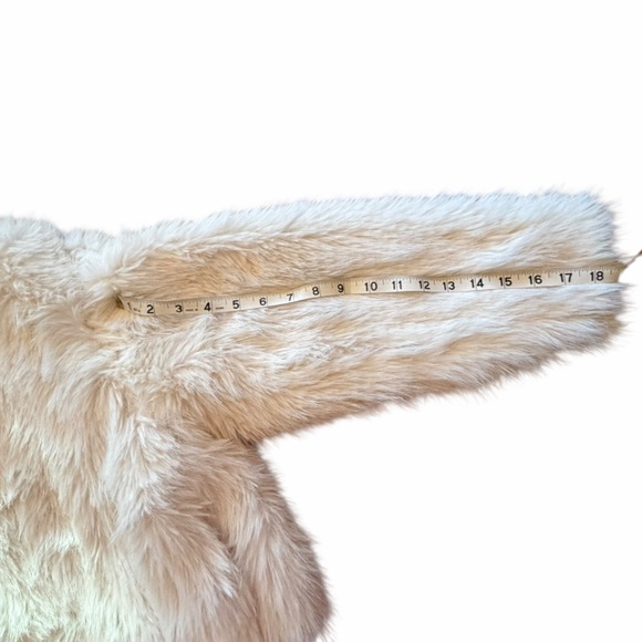 New Women’s White Faux Shearling Fur Jacket Long Sleeve Coat Small -Rachel Zoe - Picture 11 of 12